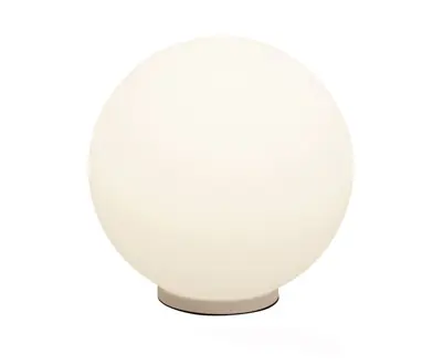 Lámpara Luz Led Solar Exterior Jardín Esfera de 25cm Con Panel