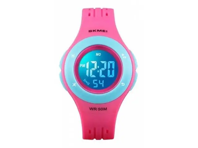Reloj Digital 1455 De Niña Deportivo Sumergible Con Luz