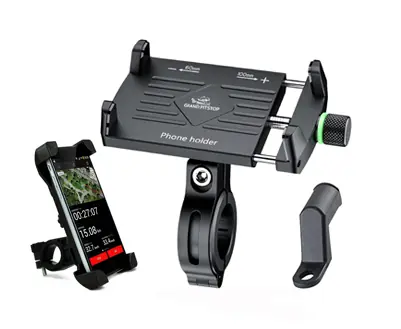 Soporte Celular Moto Bicicleta De Aluminio Universal Para Manillar M6S-1