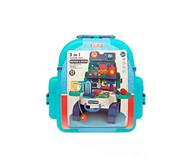 Mochila Valija Con Set De Doctor Juguete Medico Niños