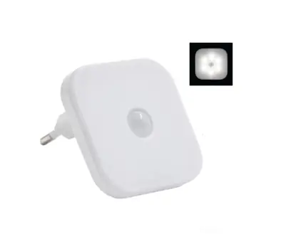 Lámpara Veladora Nocturna Luz Led De Pared Con Sensor De Oscuridad Noche