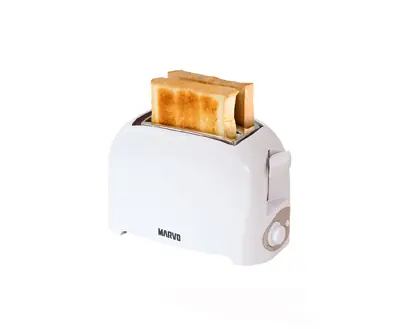 Tostadora Marvo HST-006 Para 2 Panes Color Blanco