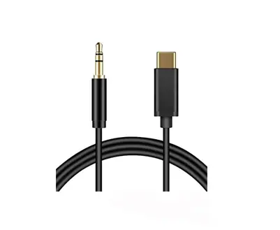 Cable Auxiliar Jack Adaptador Estéreo a Tipo C 1m
