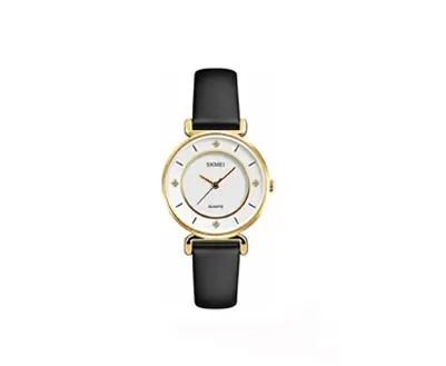 Reloj De Mujer Skmei 1330 Cuarzo Ultra fino Elegante Símil Cuero