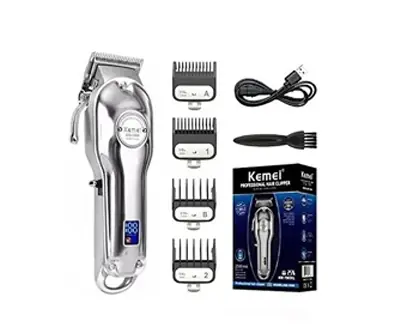 Maquina Corta Pelo Profesional Inalámbrica Kemei KM-1986