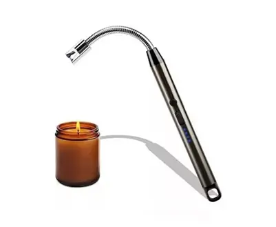 Encendedor Electrico Recargable Usb 27cm Largo Flexible Plasma Led Cocina