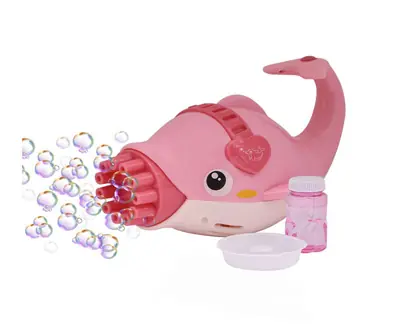 Burbujero Pistola de 11 agujeros Delfin Rosado