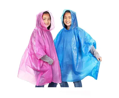 Poncho Lluvia Capa Pilot Chubasquero Para Niño Niña Infantil