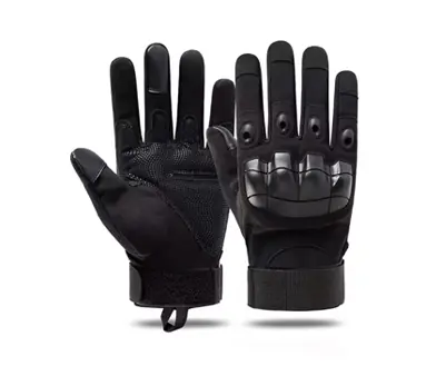 Guantes Tácticos Resistentes Militares Moto Cacería Nudillo Duro Touch