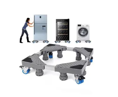 Soporte Base Grande Con Ruedas Para Heladera Lavarropa Secadora