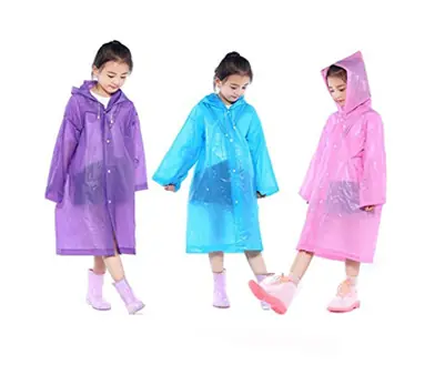 Pilot Lluvia Capa Chubasquero Capucha y Botones Niño o Niña Gran Calidad