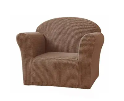 Funda Cubre Sillón 1 Cuerpo Corrugada Marron Camel