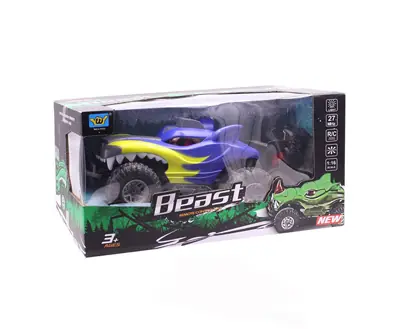 Auto a Control Remoto Monster 24X15CM Azul