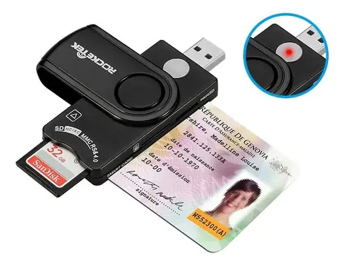 Lector de Cédula de Identidad Firma Digital Trámites Dgi Bps