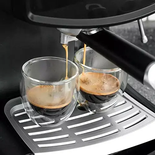 Set 2 Vasos 250ml De Vidrio Doble Pared Té Café Sin Asa