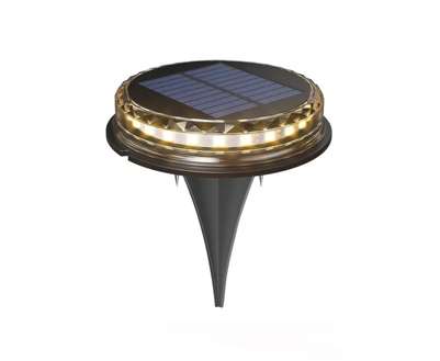 Luz Solar Para Sendero Jardín Foco de Piso de Embutir Luz Cálida x1