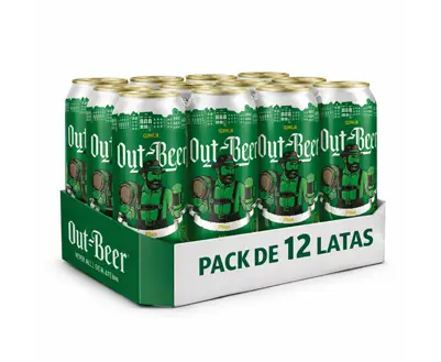 Cerveza Outbeer Clasica Pack x 12