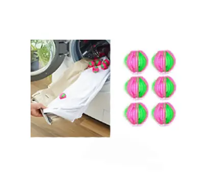 Oferta 6 Bolas Mágicas Para Pelo Perros Gatos Lavarropas
