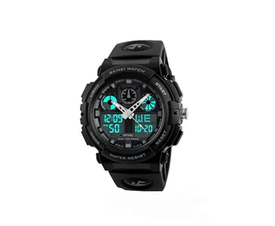 Reloj Skmei 1270S Shock Táctico Deportivo Hombre Sumergible Luz