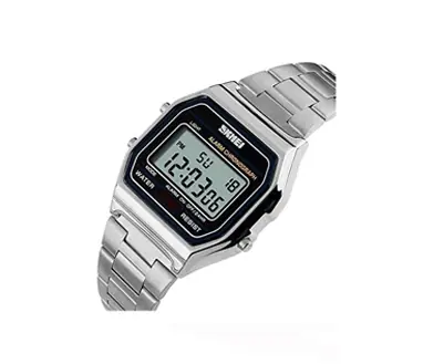 Reloj De Hombre 1123 Diseño Elegante Luz Led Fecha Skmei