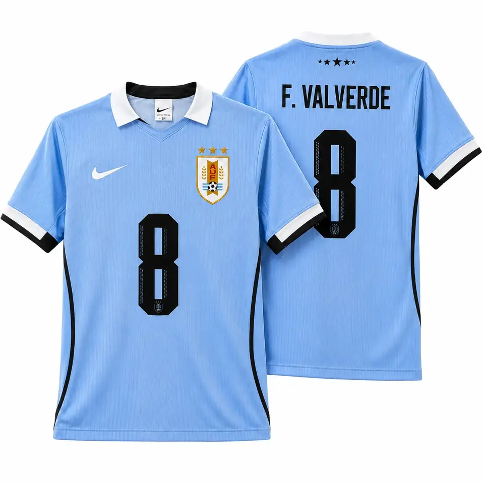 Camiseta Alternativa de Uruguay (Réplica) Clasica