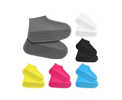 Protector Cubre Calzados de Silicona para Lluvia Impermeable Talle 42 a 45 - L