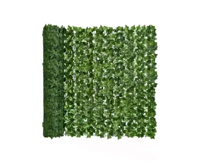 Cerco Hojas Enredadera Artificial Jardin Exterior 3x1m