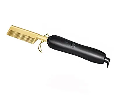 Peine Cepillo Alisador Electrico Rizador De Pelo Cabello