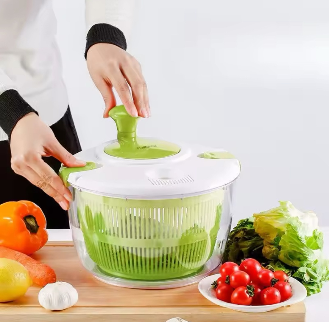 Secador Escurridor Centrifugador Manual De Lechuga Verduras