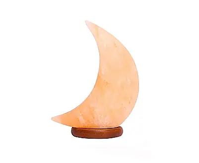 Lámpara De Sal Del Himalaya De Luna Usb Premium Oferta