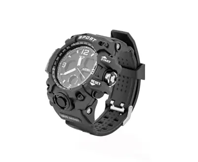 Reloj Pulsera Sport Deportivo Analogico Negro