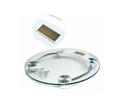 Balanza De Baño Digital Vidrio Templado Hasta 180kg