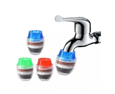 Filtro Purificador De Agua Para Canilla Descartable Carbón Activado