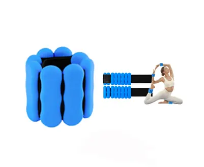 Set x2 Tobi Pesas Tobillera Muñequera Ajustable 950g en Estuche