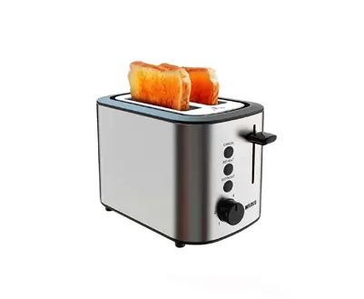 Tostadora Marvo HST-033 Acero Inoxidable Para 2 Panes