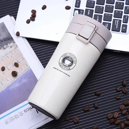Vaso Térmico 380ml Con Tapa Gran Calidad