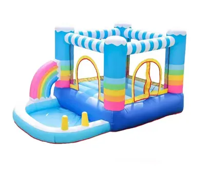 Castillo Inflable Pelotero Juego Niños Cumpleaños 200 x 290 x 155 cm
