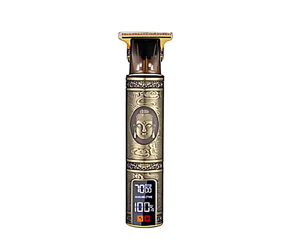 Maquina Corta Pelo Profesional Inalámbrica Con Display VINTAGE T9