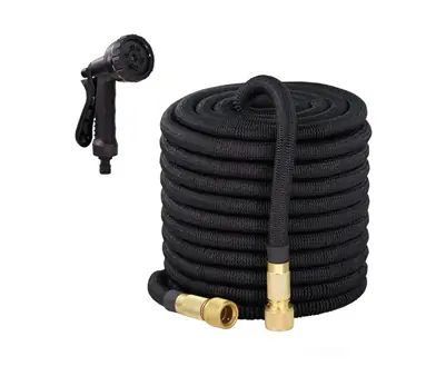 Manguera Extensible 30m + Pistola de Riego con 8 Modos Calidad Premium