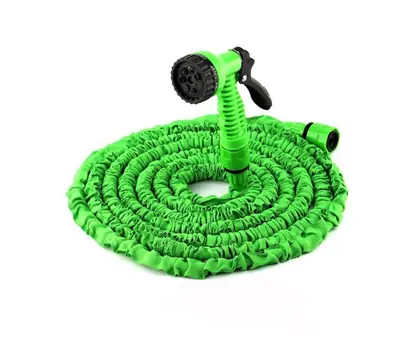 Manguera Extensible Flexible 15m + Pistola De Riego