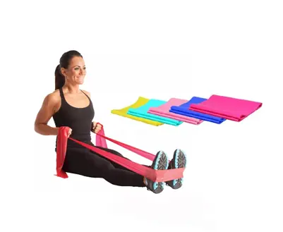 Thera Band Banda Elastica De Latex Para Pilates Yoga Aerobics Gym