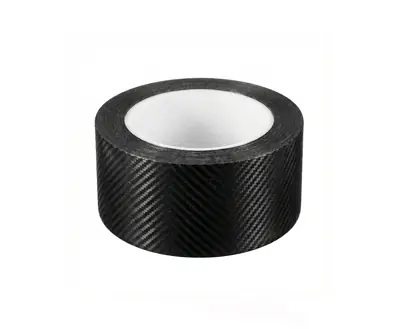 Papel Vinilo Fibra De Carbono Autoadhesivo Ploteo Decorativo Tuning Auto Moto 3m X 5cm
