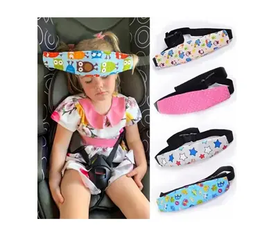 Vincha Sujetador Cabeza De Bebé Para Silla De Auto