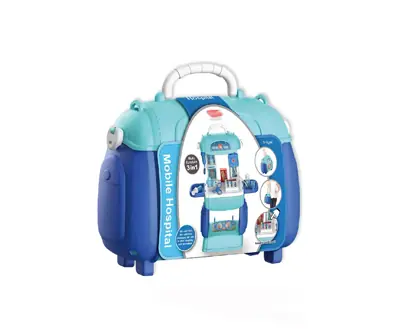 Mochila Valija Con Set De Doctor 23 Piezas Juguete Medico Niños