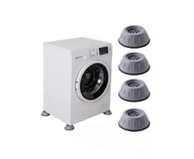 Soporte Bases para Lavarropa Heladera Antideslizantes Pack X4