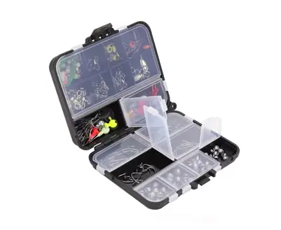 Set De Pesca Completo Fishing Anzuelos Señuelos Plomada