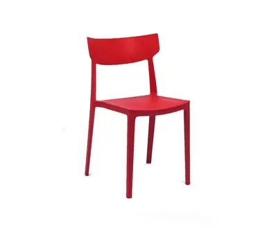 Silla Living Comedor Plástico Apilable Bar Terraza Resiste 150kg