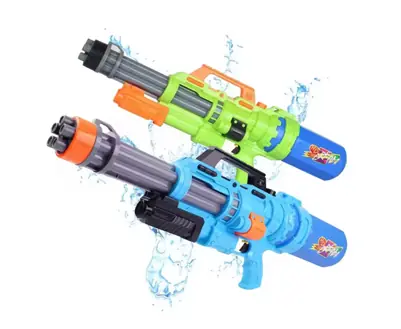 Pistola De Agua Metralleta Niños y Adultos Gigante 70cm Capacidad 1500ml