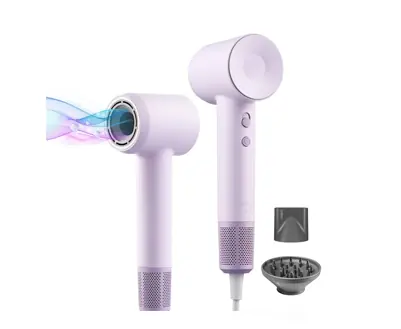 Secador De Pelo Ionico Secado Ultra Rapido Profesional Indicador De Temperatura Por Colores 1400w LAIFEN