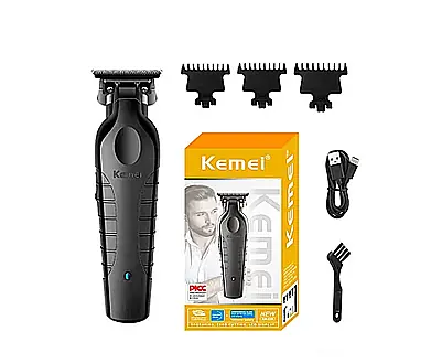 Maquina Corta Pelo Profesional Kemei Km-2296 Recargable con Base